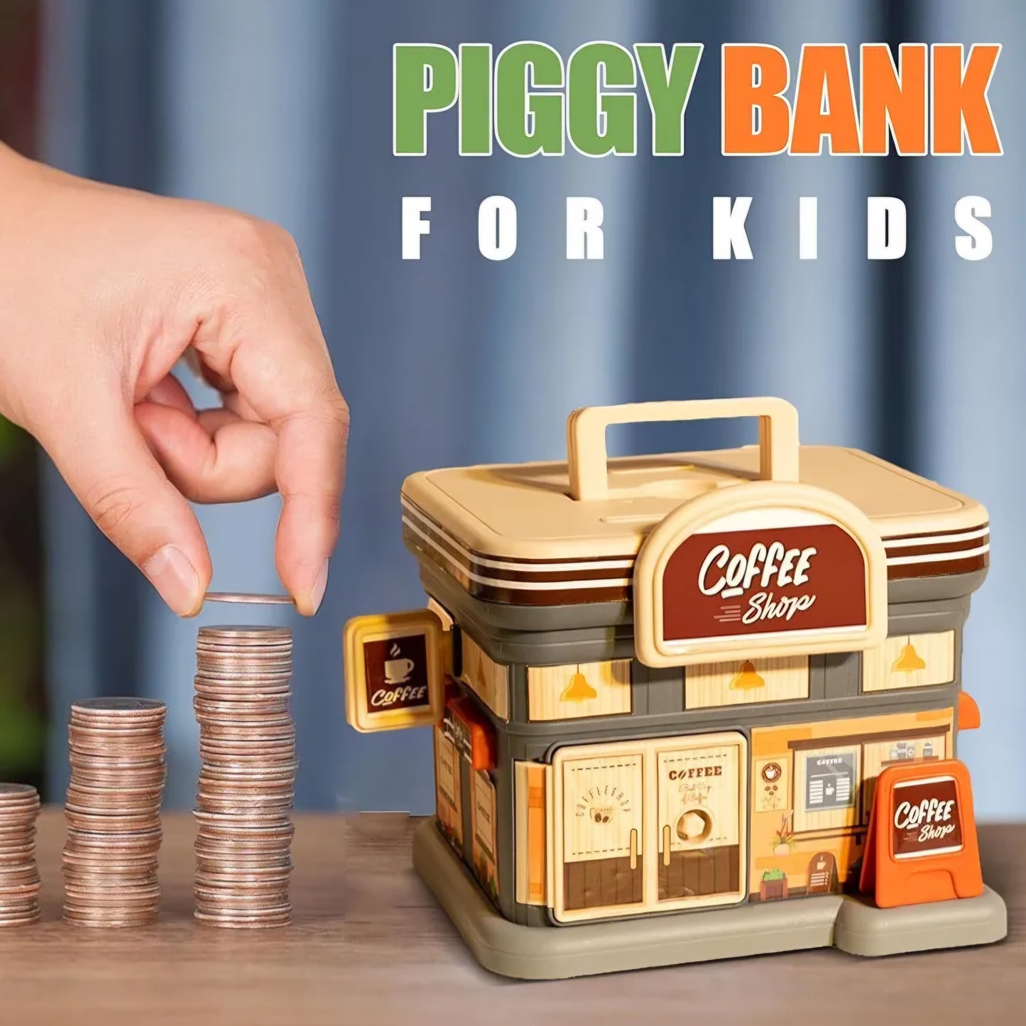 Premium Quality Atm Money bank with safe locker for Kids