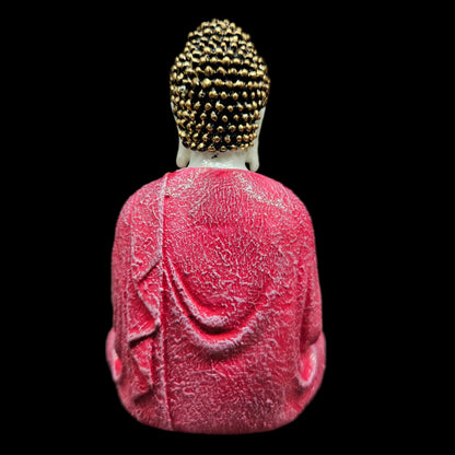 Handcrafted Blessing Lord Buddha Idol | Serene Home, Office Decor | Perfect for Offices, Meditation Rooms | Gift for Housewarmings, Diwali
