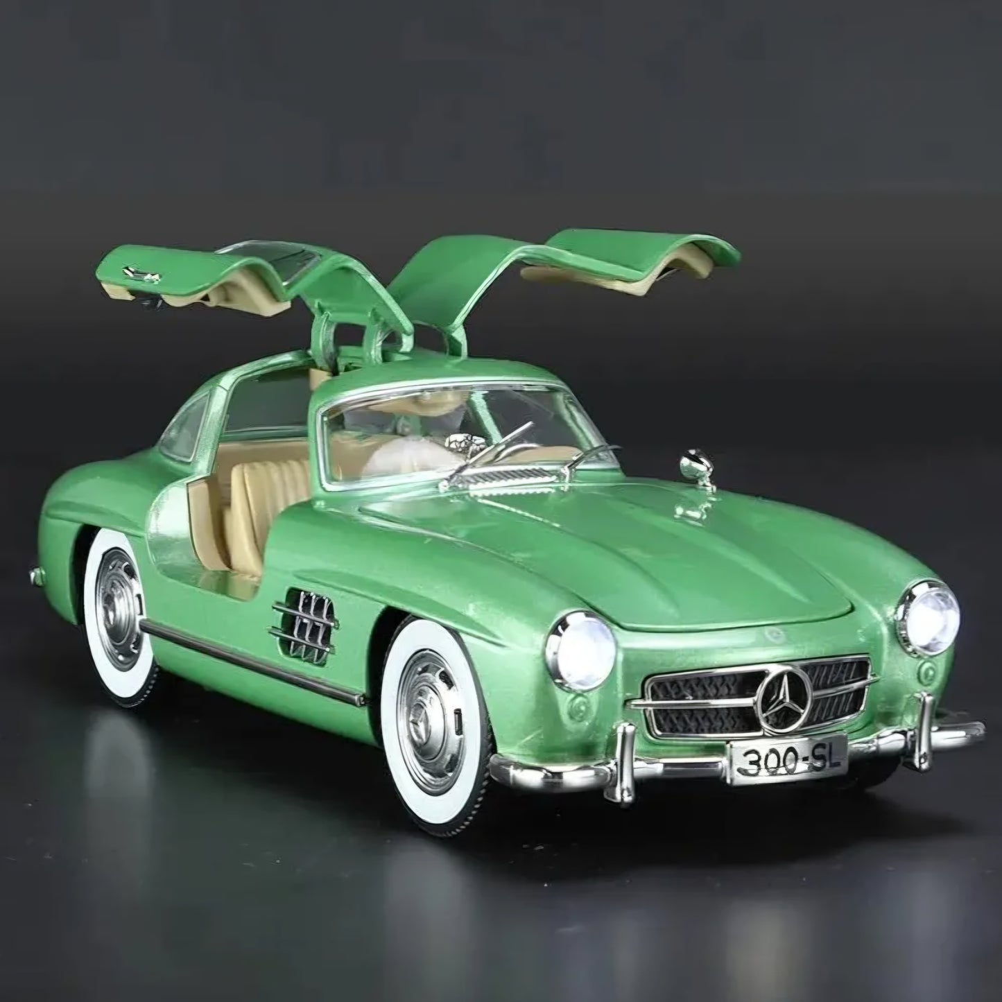 Die-Cast Metal Car with Sport car Openable Doors Light and Sound,Pull Back Function Indoor Outdoor Toy for Kids