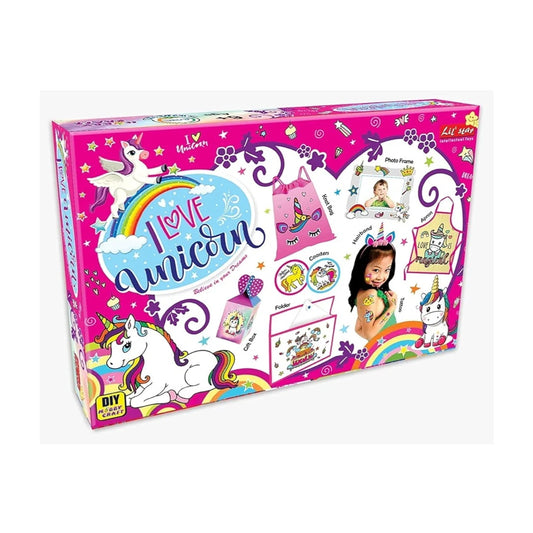 I Love Unicorn Big Surprise Theme DIY Art and Hobby Craft Kit for Girls 6+ Age,Set