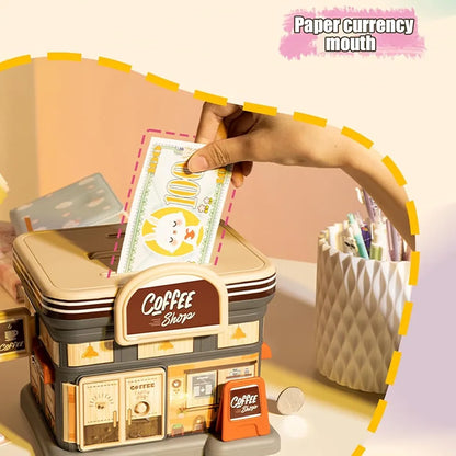Premium Quality Atm Money bank with safe locker for Kids