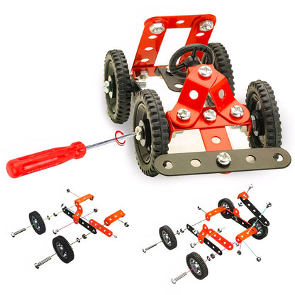MEC-O-Tec Cars 1 Metal Construction Toy for Kids 6+