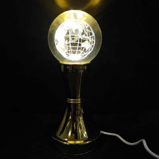 Crystal with Golden Stand for Positive and Prosperity for Home,Table & Office Decor