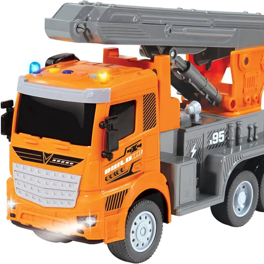 IToys Friction Powered Tele Handler/Giant Arm Truck Toy| Big Size for Kids with Pull and Push Function| Realistic Role Play | No Sounds/Lights | No Batteries Requires