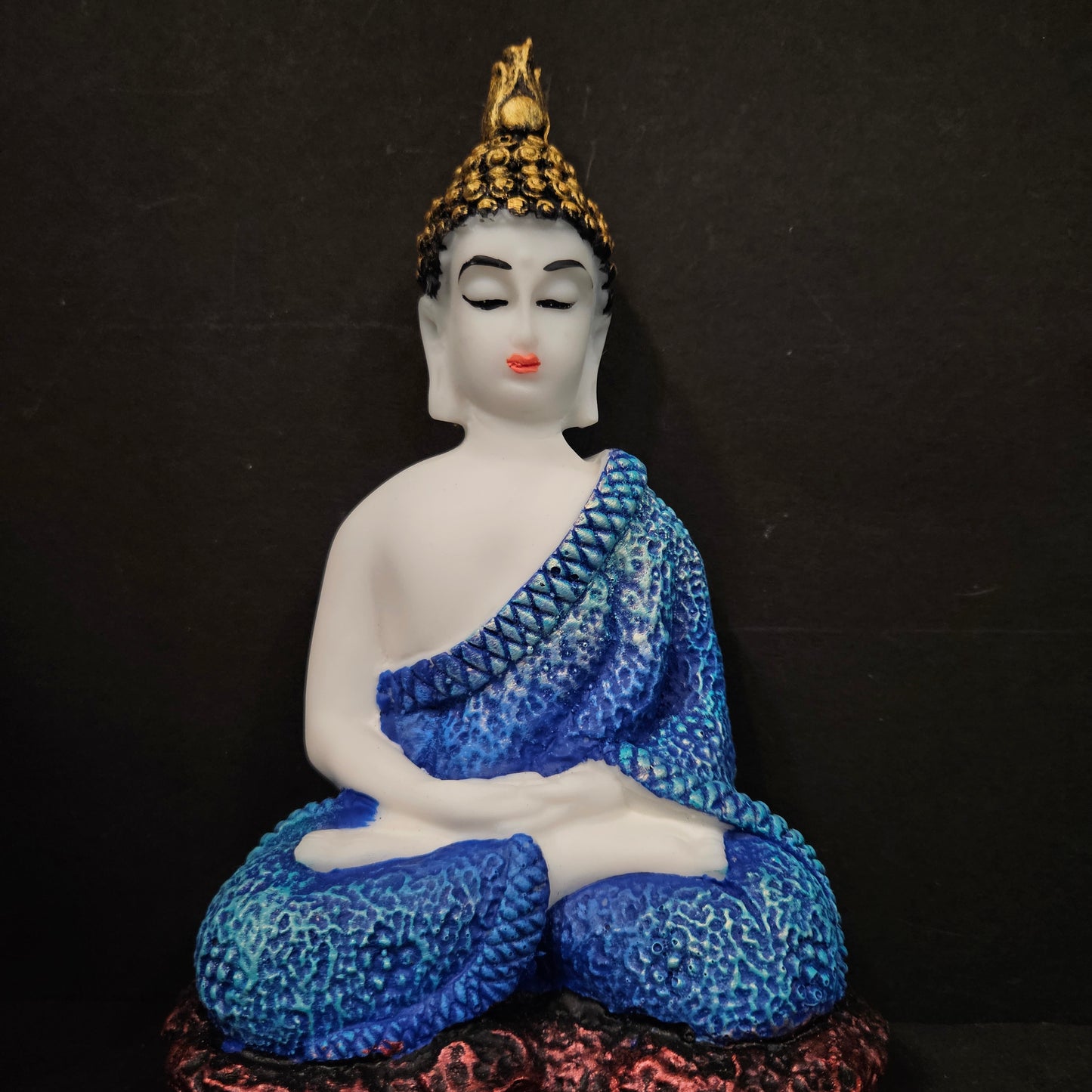 Polyresin Sitting Buddha Idol Handcrafted Statue Showpiece for HomeDecor,Living Room Decoration Gift Items