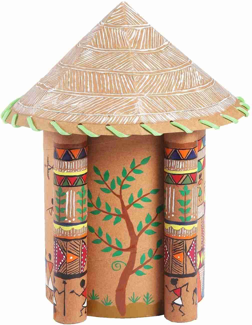 Warli House Create Houses Using Art Of Warli DIY Kit Safe For Kids