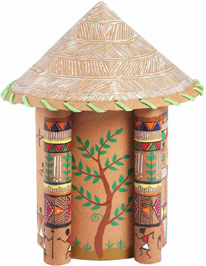 Warli House Create Houses Using Art Of Warli DIY Kit Safe For Kids
