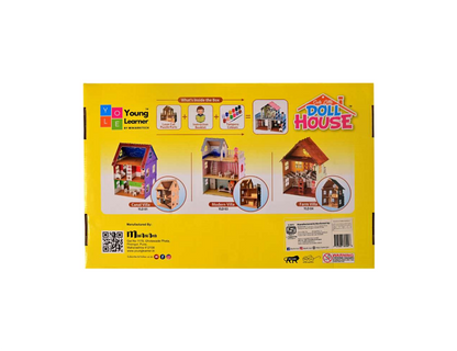 Cute little Doll House Farm villa colour it,Decorate it & Play with it big craft kit
