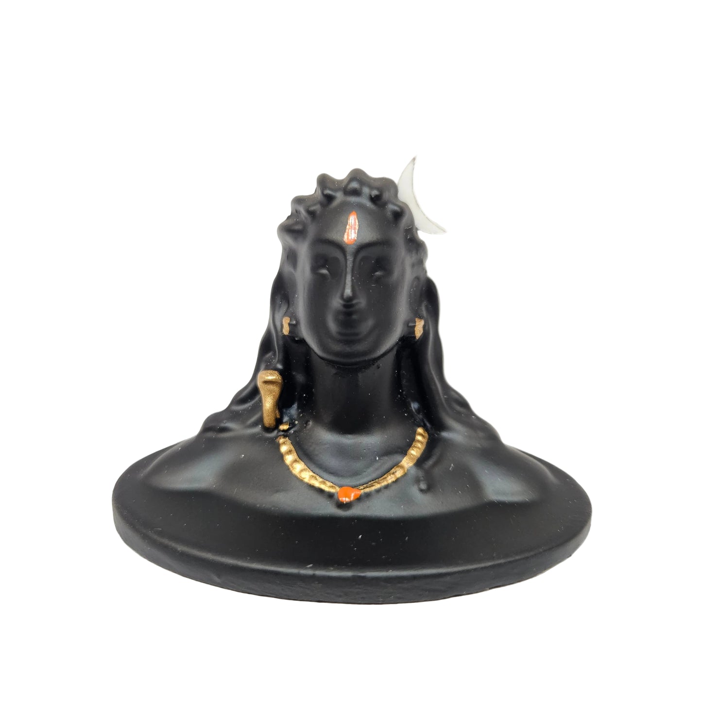 Adiyogi Shiva Statue for Car Dash Board Accessories, Pooja & Gift, Mahadev Murti, Lord Adiyogi Shankara Idol for Home & Office Decor, Made in India