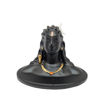 Adiyogi Shiva Statue for Car Dash Board Accessories, Pooja & Gift, Mahadev Murti, Lord Adiyogi Shankara Idol for Home & Office Decor, Made in India