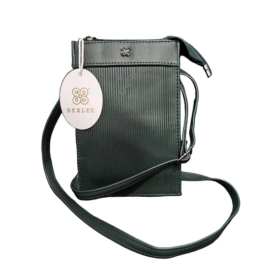 Green Women Sling Bag Leather Purse Mini Shoulder Bag with Strap