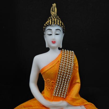 Lord Buddha with attractive stones designe sitting for home & Pooja room decor