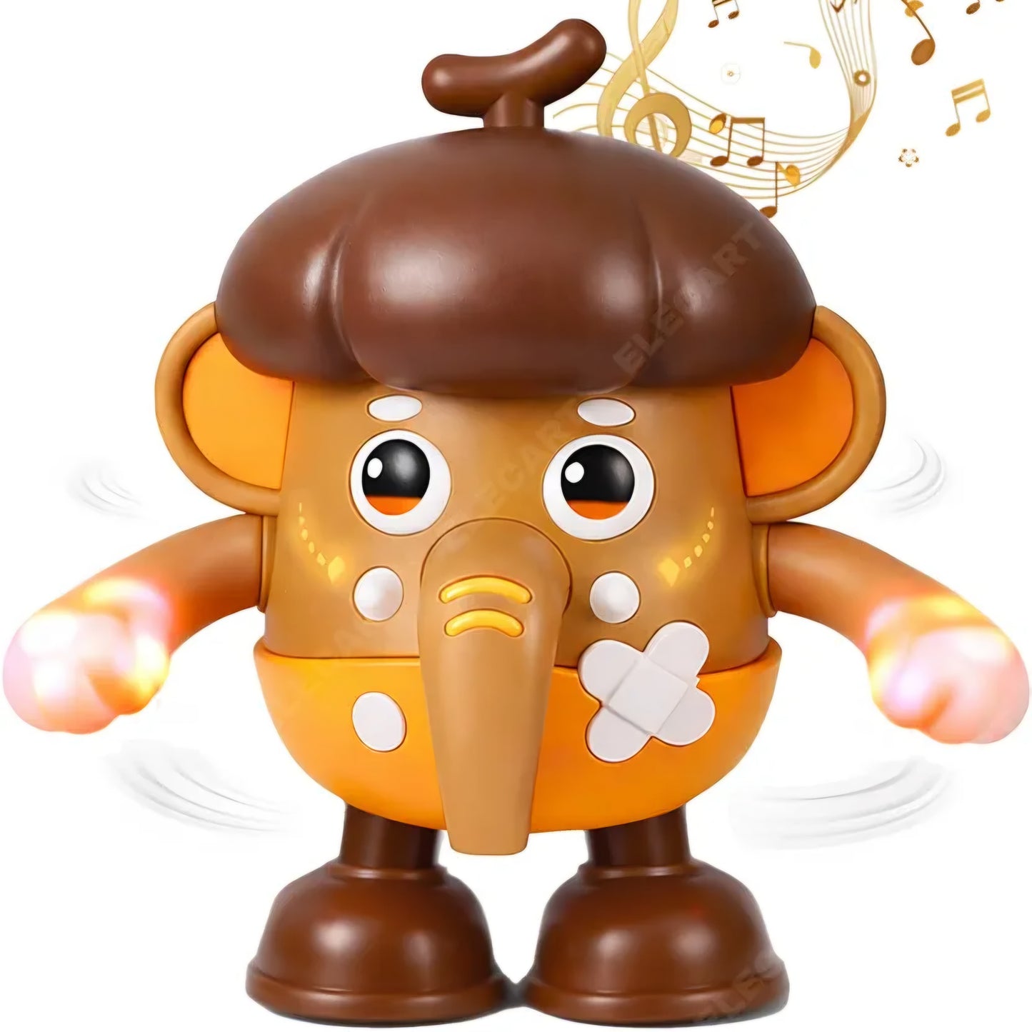 Hazelnut Elephant Dancing & Lighting Musical Battery Operated Toy for kids