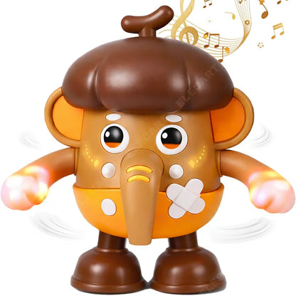 Hazelnut Elephant Dancing & Lighting Musical Battery Operated Toy for kids