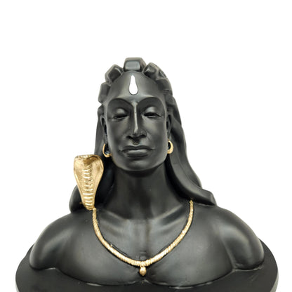 Adiyogi Shiva Statue for Car Pooja & Gift, Mahadev Murti, Idol, Lord Adiyogi Shankara for Home & Office Decor