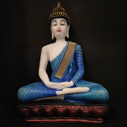 Lord Buddha with attractive stones designe sitting for home & Pooja room decor