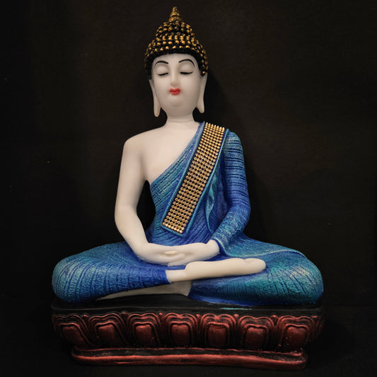 Lord Buddha with attractive stones designe sitting for home & Pooja room decor