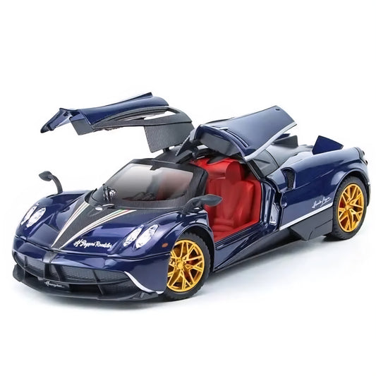 Exclusive Alloy Metal Pull Back Die-cast Car Model with Sound Light Mini Auto Toy for Kids Metal Model Toy Car with Sound and Light