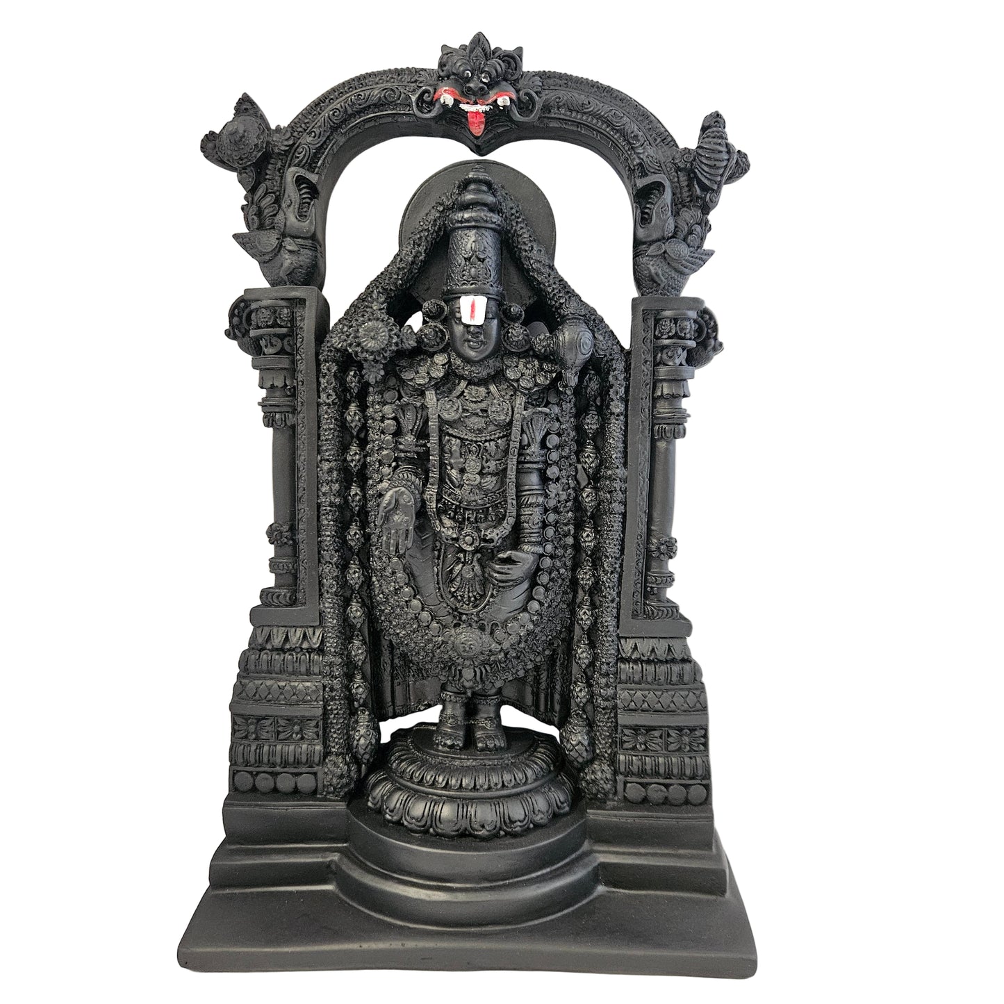 Sri Venkateswara Swamy Tirupati Balaji Idol Balaji Statue tirupati Temple Decor Tirupati Balaji Statue(Black)