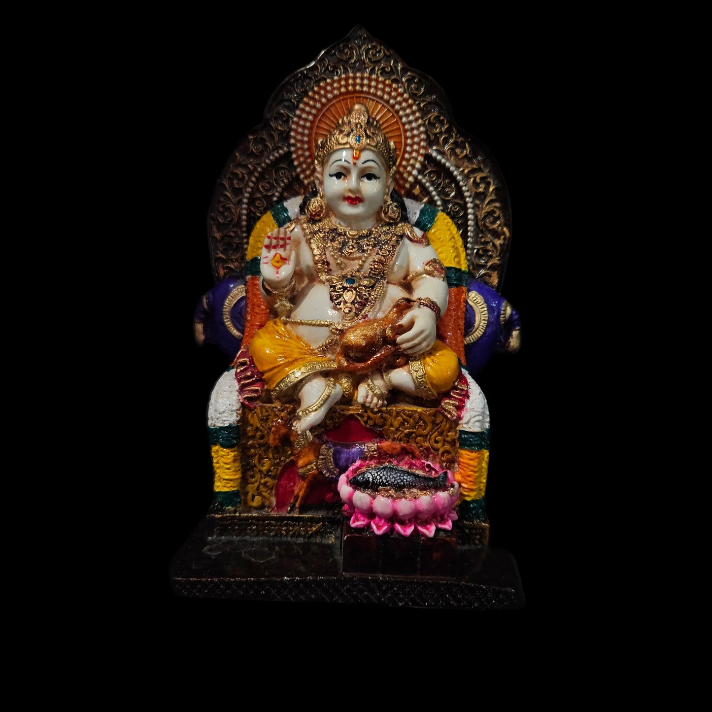 Kuber Ji Murti-Kuber Idol for Home Temple-Showpieces for Temple & Décor