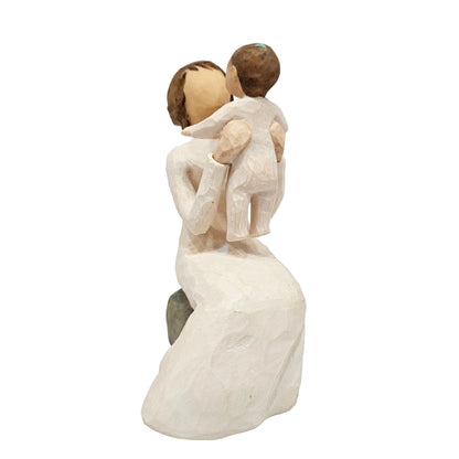 Willow Tree figurine,hand-painted resin sculpture depicting a tender moment between a parent and child Showpiece