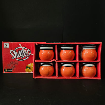 Kanch Snaxo 6 pieces tea cup set perfect for Return gifting purpose