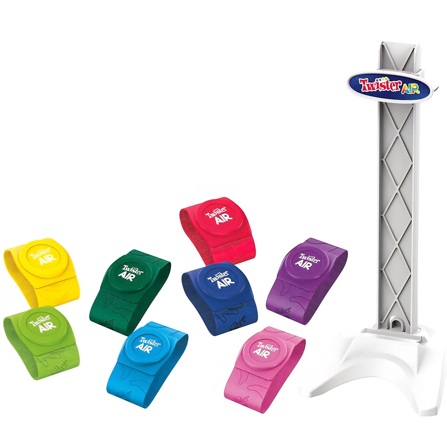 Twister Air Game | AR App Play Game with Wrist and Ankle Bands | Links to Smart Devices | Active Party Games for Kids and Adults | Ages 8+