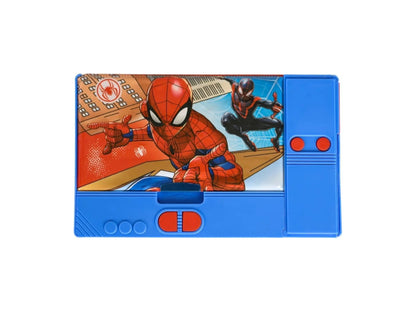 Cartoon Characters themed Jumbo Pencil Box Multifunction Double Sided Geometry Box for Birthday Geometry Box