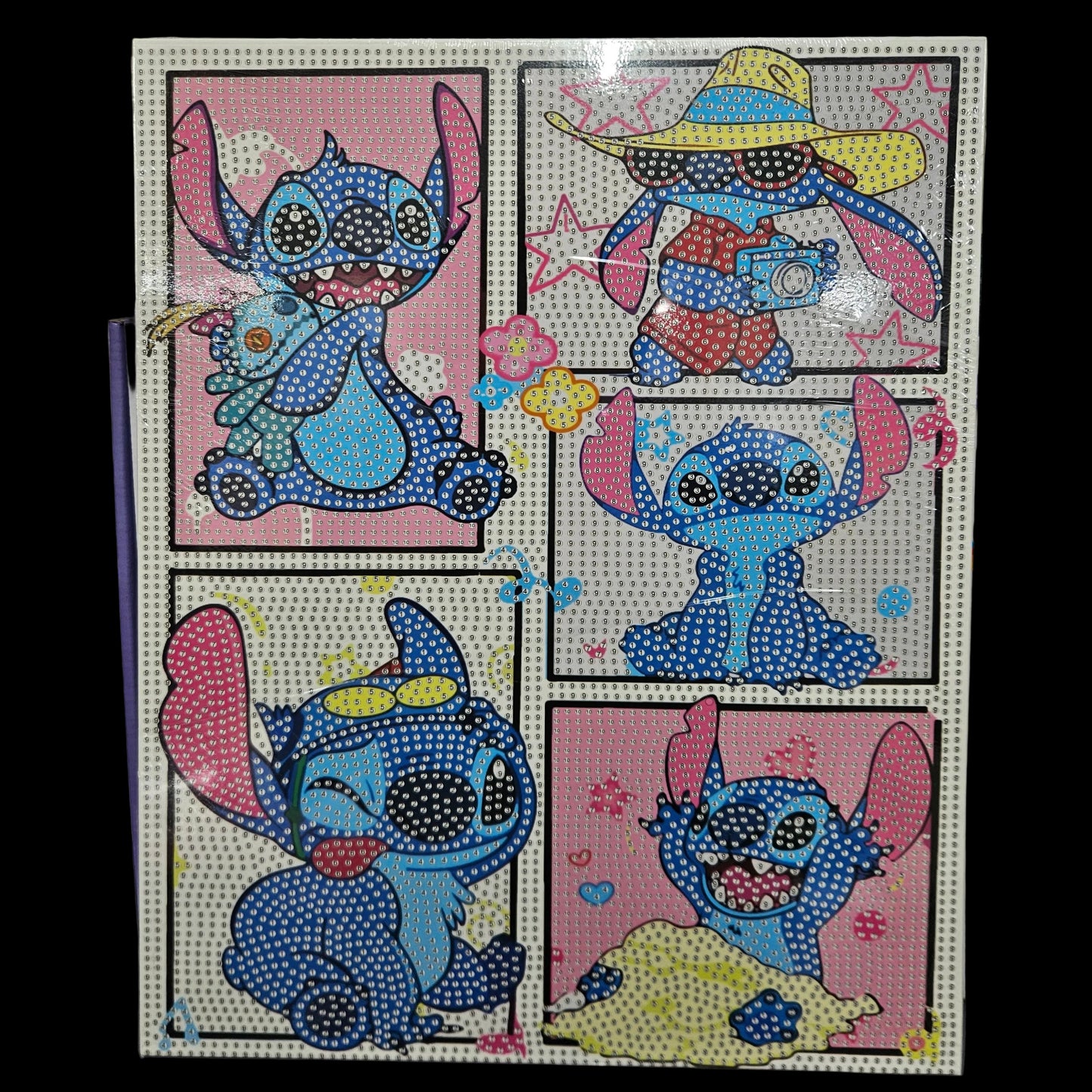 Cartoon characters diy art kit set