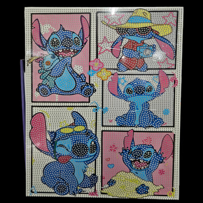 Cartoon characters diy art kit set