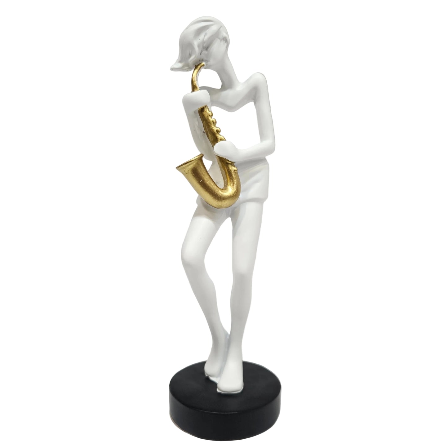 Girl Statue Aesthetic Modern Instrument playing Sculpture for Home Tabletop Bedroom Showpiece Figurine