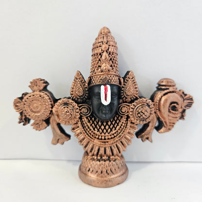 Lord Venkateswara Balaji Idol Antique Matte Finish Murti Tirupati Balaji Statue for Home Mandir, Office & Gifting