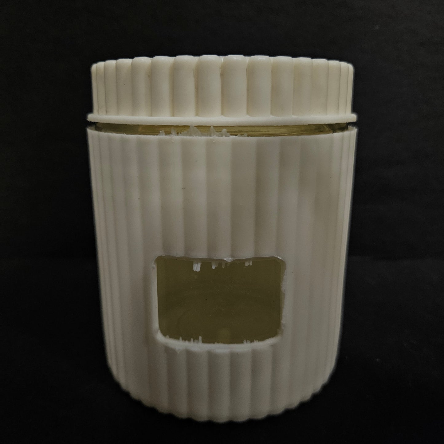 Shelly glassware Luxurious attractive galss jar with square Window for Return gift