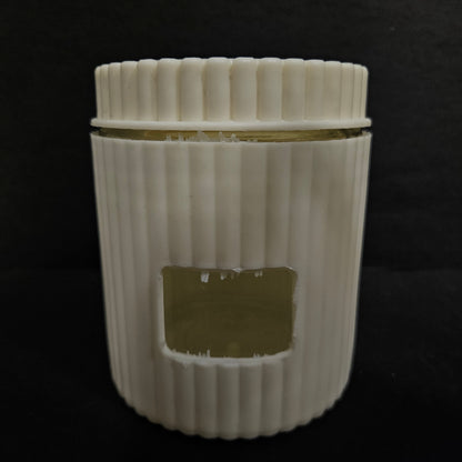 Shelly glassware Luxurious attractive galss jar with square Window for Return gift