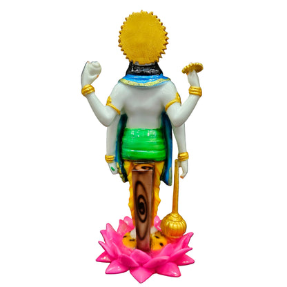 Lord Vishnu murti Polyresin Idol for Home Puja | Vishnu Bhagwan murti