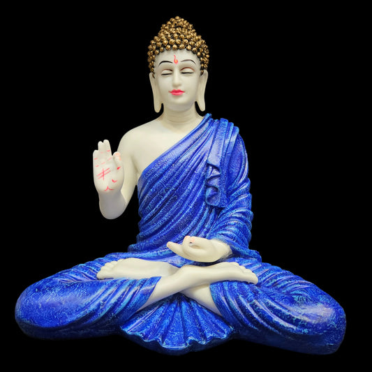 Beautiful Lord Gautam Buddha in Meditating Position Statue for Home Decor Decorative Showpiece