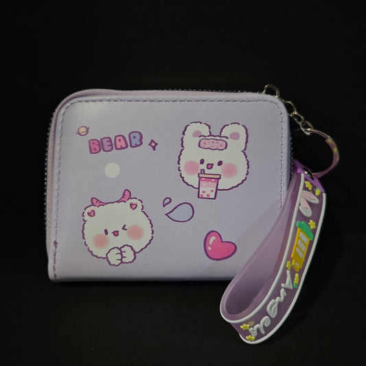 Women's Adorable Small Wallet Coin Purse Money zip Designer Card Case