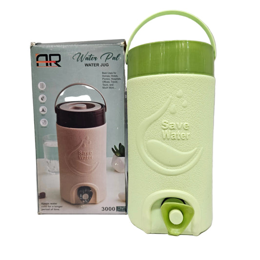 AR Water Pal 3000 Pu Insulated Water Jug with tap & airtight lid Bpa free