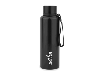 Milton Aura 750 Thermosteel Water Bottle 725 ml, 24 Hr Hot and Cold I Leak Proof Lid, ISI Certified I Vacuum Insulated I for Office, Gym, School