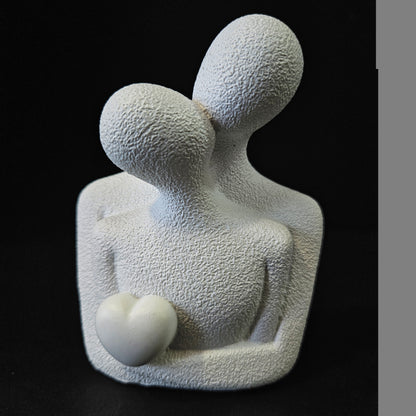 Happy love couples with heart hold posture showpiece Figurine for couples gifting,Anniversary gifting