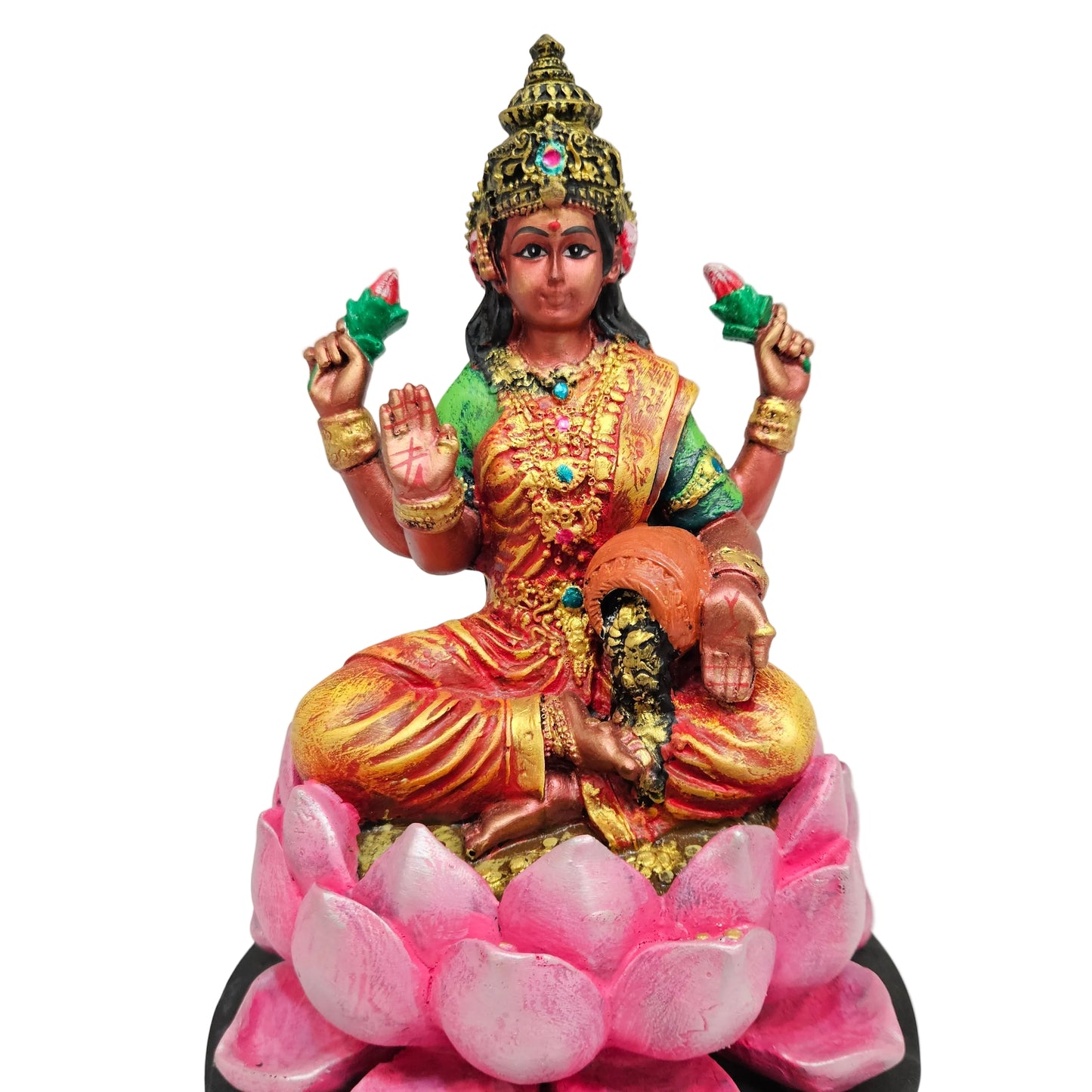 Lakshmi Devi Idol Statue for Home Puja Goddess Laxmi Idols Showpiece for Temple Pooja Room
