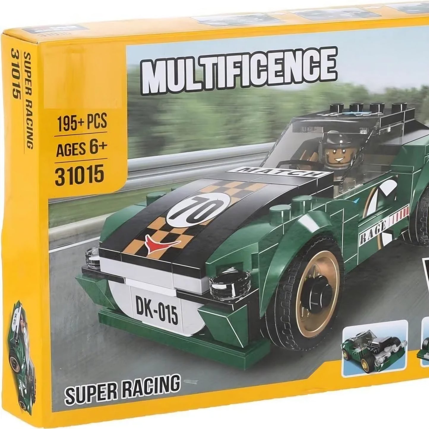 Multificence Super Racing 31015 195+pcs for kids age above 6 years old