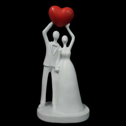 Couple Statue Resin Couple Figurine Couple Sculpture Art for Valentine's Day