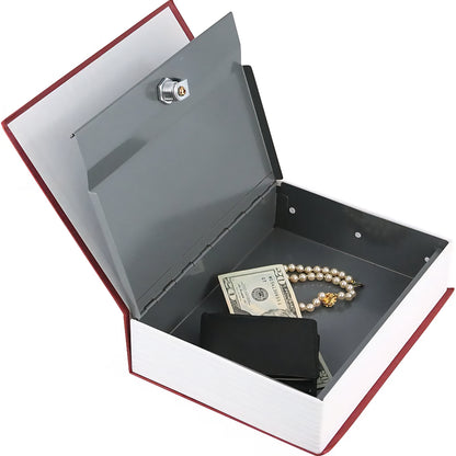 Dictionary Hidden Book Safe with Key Lock Large Size Red