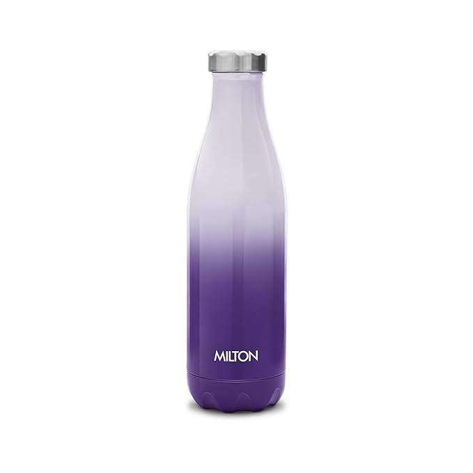 Milton prudent 500 Thermosteel Water Bottle 510 ml, 24 Hr Hot and Cold I Leak Proof Lid, ISI Certified I Vacuum Insulated I for Office, Gym, School