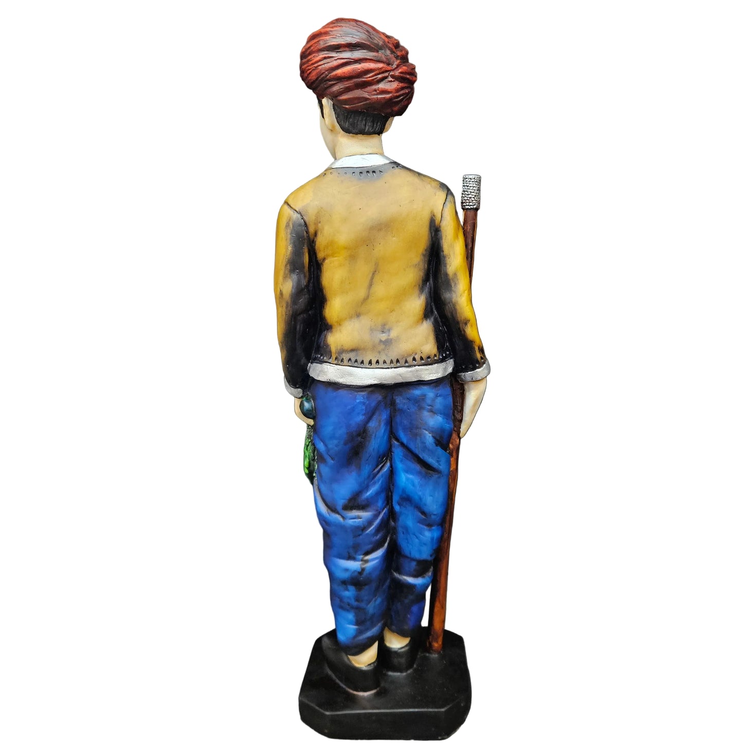 Rajasthani Traditional Man Polyresin Statue Showpiece Figurine for gifting & home Decor