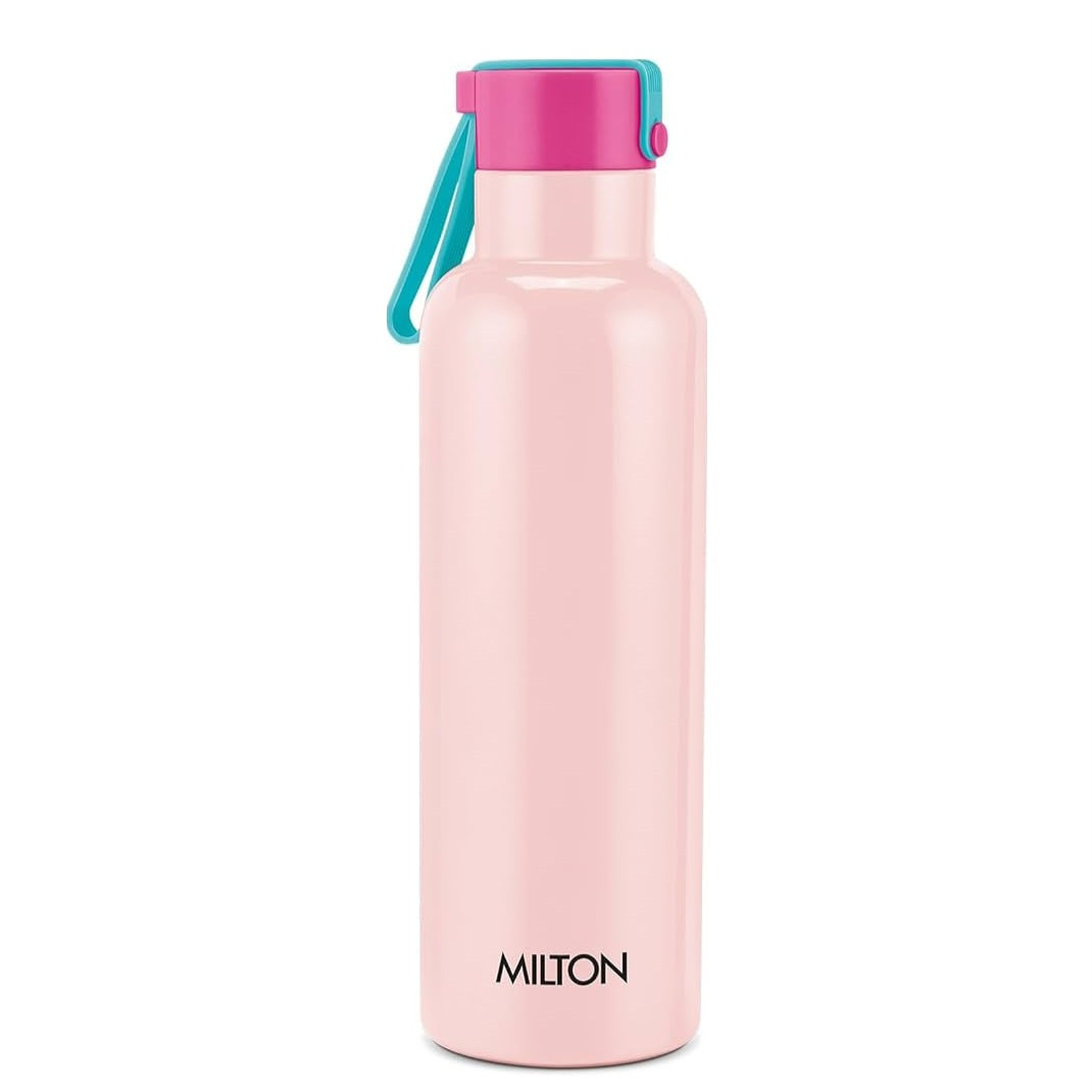 Milton Felice 700 Thermosteel Water Bottle 550 ml, 24 Hr Hot and Cold I Leak Proof Lid, ISI Certified I Vacuum Insulated I for Office, Gym, School