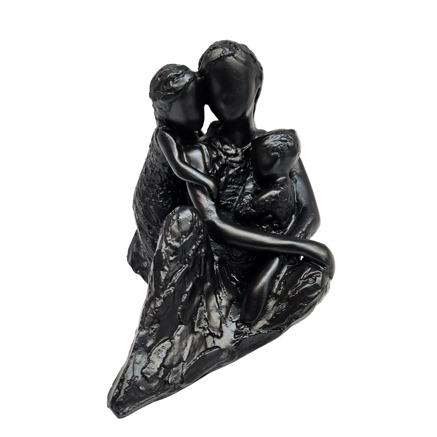 Black cute mother's love with kids  Statues Showpiece Figurine