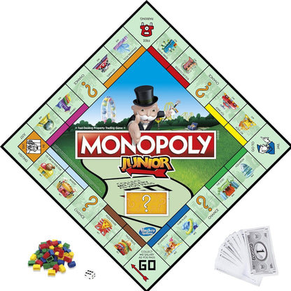 Monopoly Kid's Great Introduction to The Junior Board Game for Ages 5 and Up