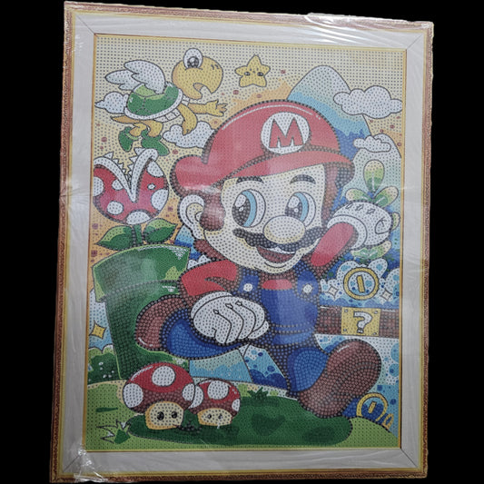 Kuromi & Super Mario diya art kit set